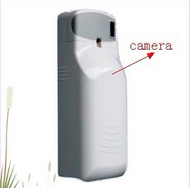 Light Sensor Automatic Aerosol Dispenser Hidden Spy Camera HD DVR 16GB 1280*720